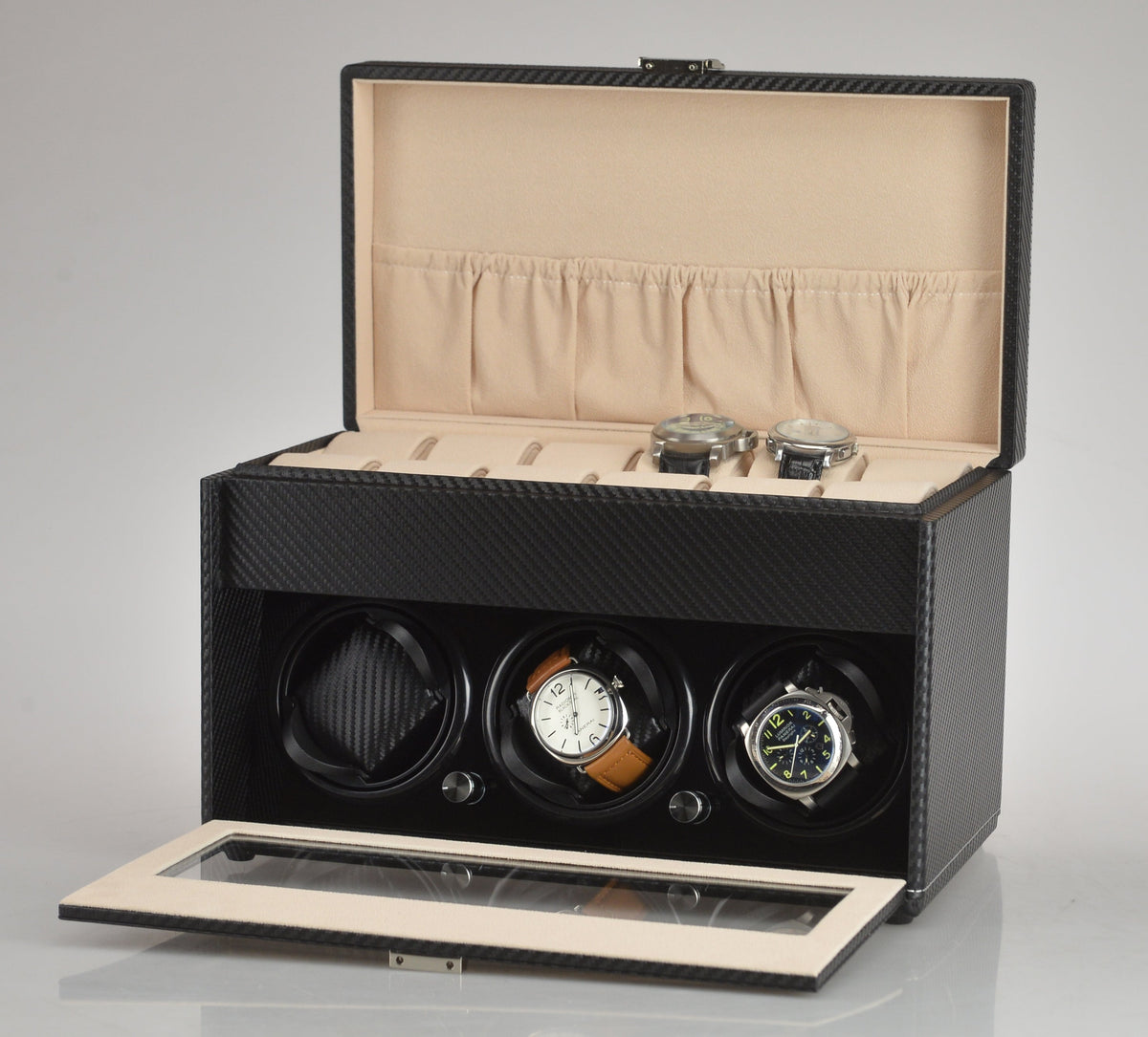 Leader 805 Watch Winder - 3 Watches