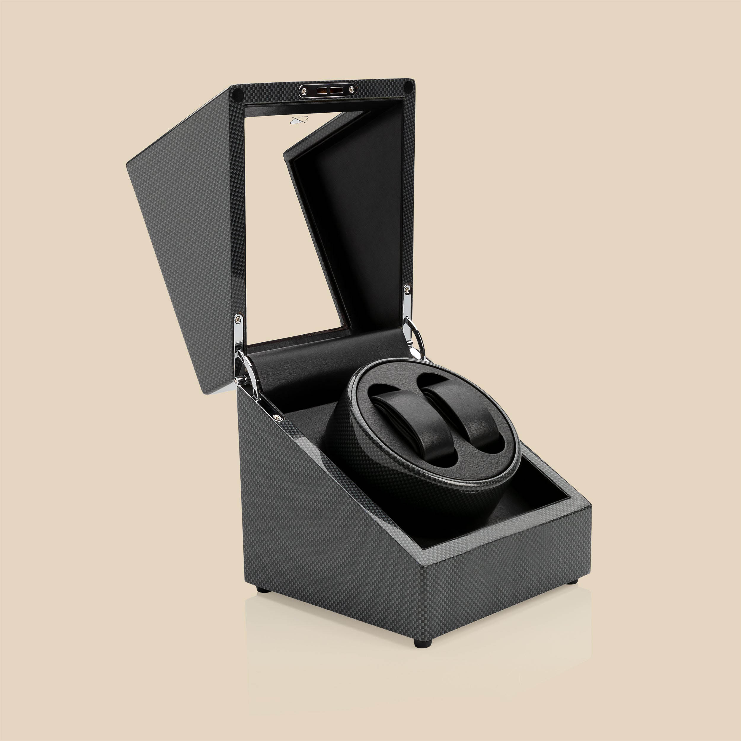 WW53 (Carbon Fibre) Uhrenbeweger - 2 Uhren