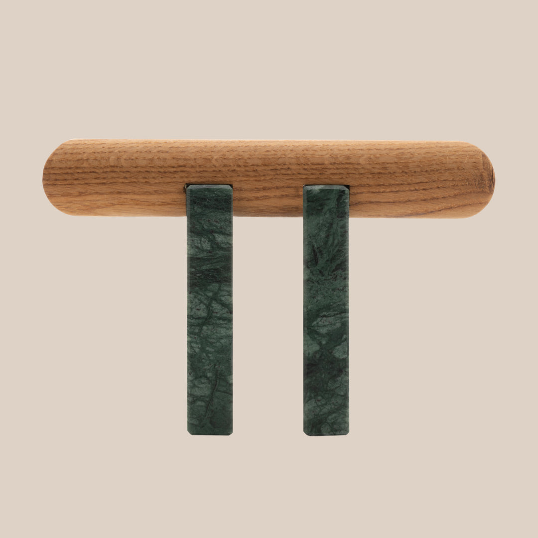 Basel Watch Stand - Transparent / Verde Marble