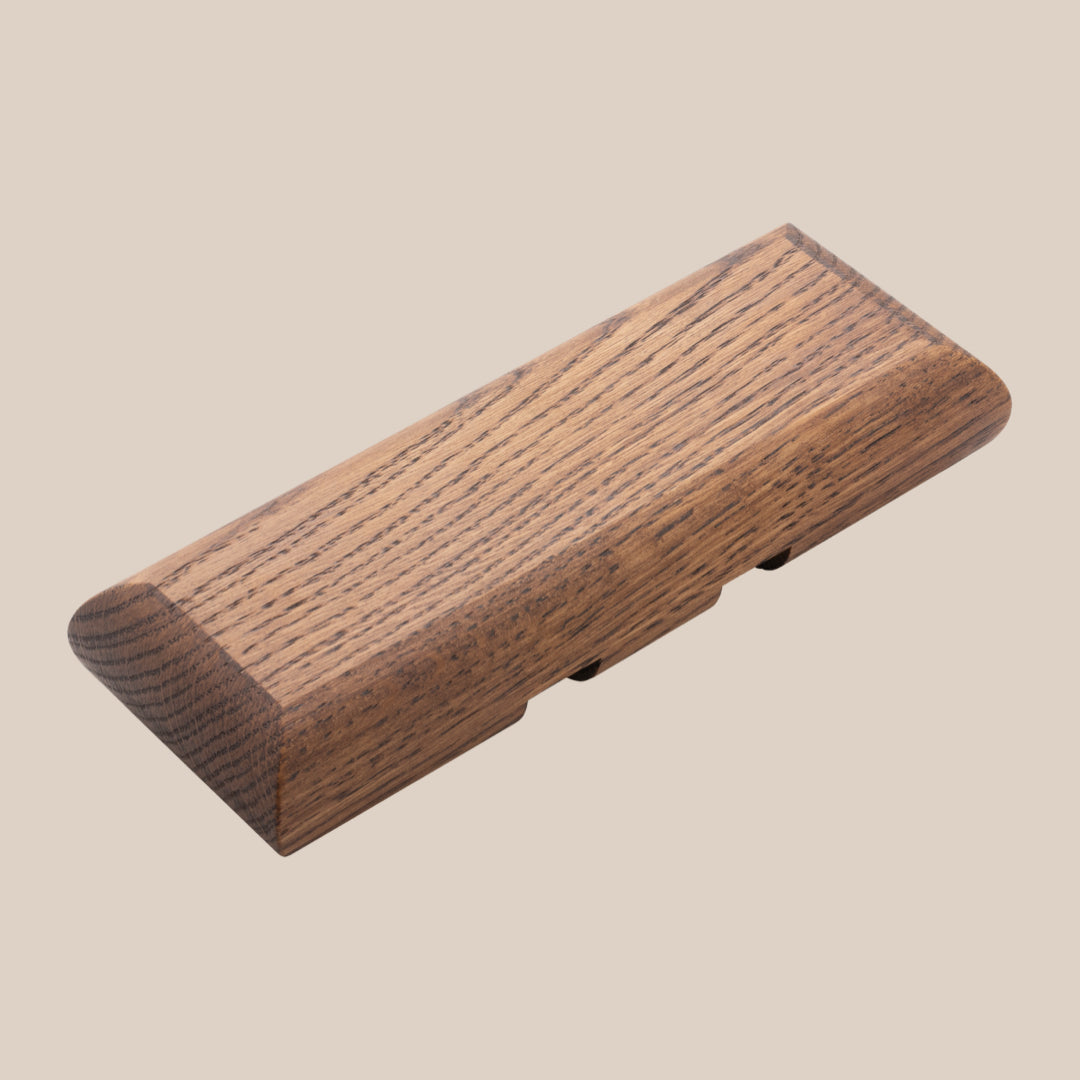 Basel Watch Stand - Palisander / Muschelkalk Kalkstein