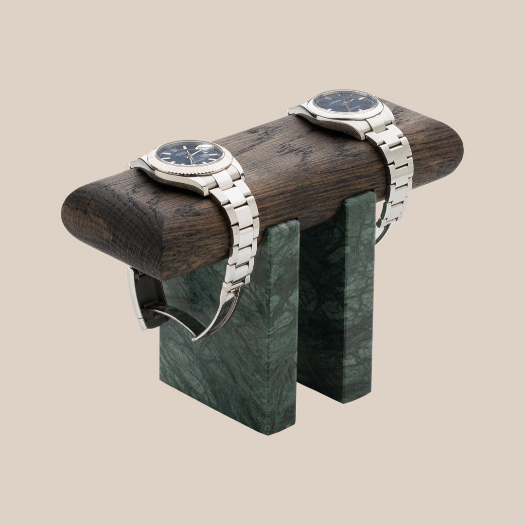 Basel Watch Stand - Gothic / Verde Marble