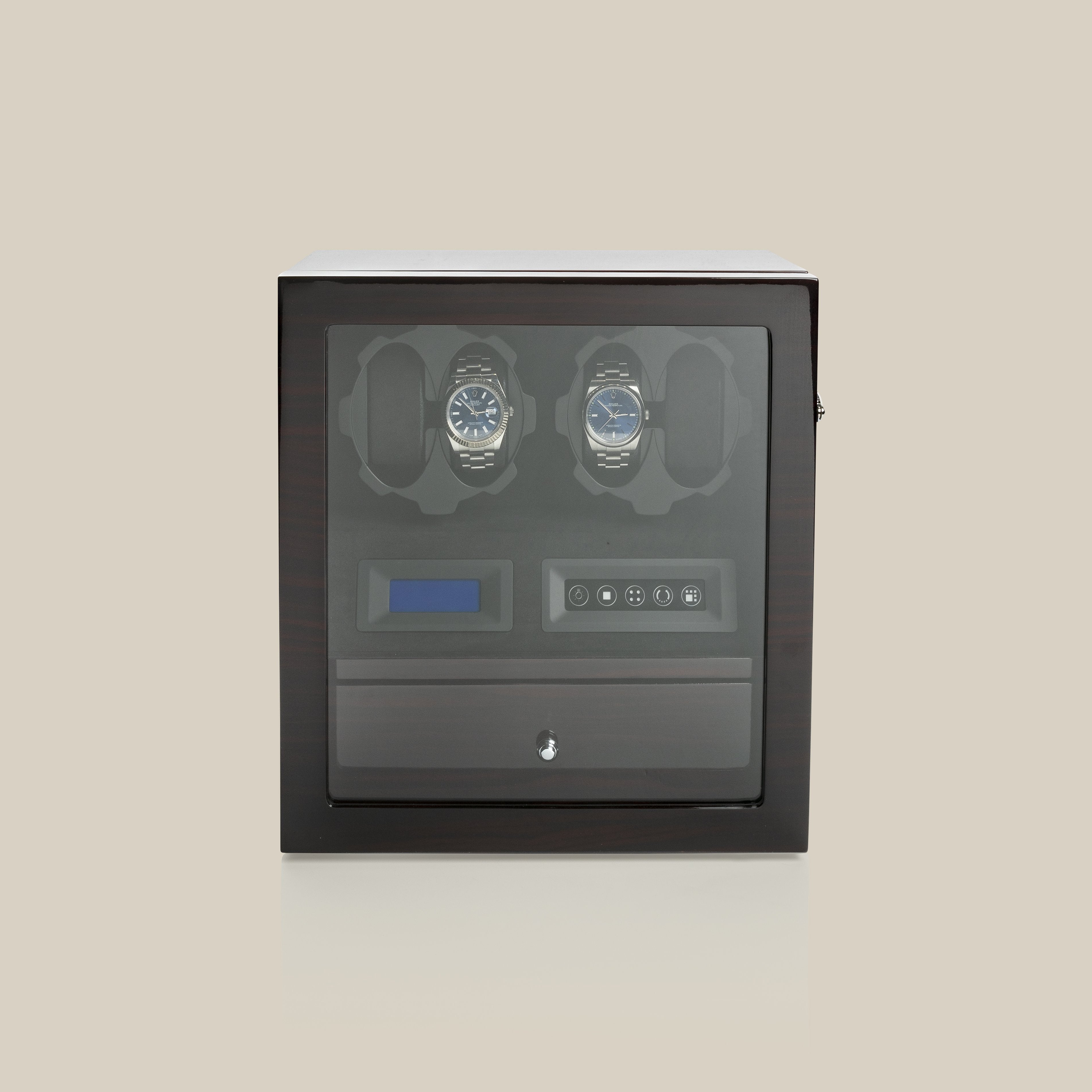 WW70 Watch Winder (Ebony/Black) - 4 Watches