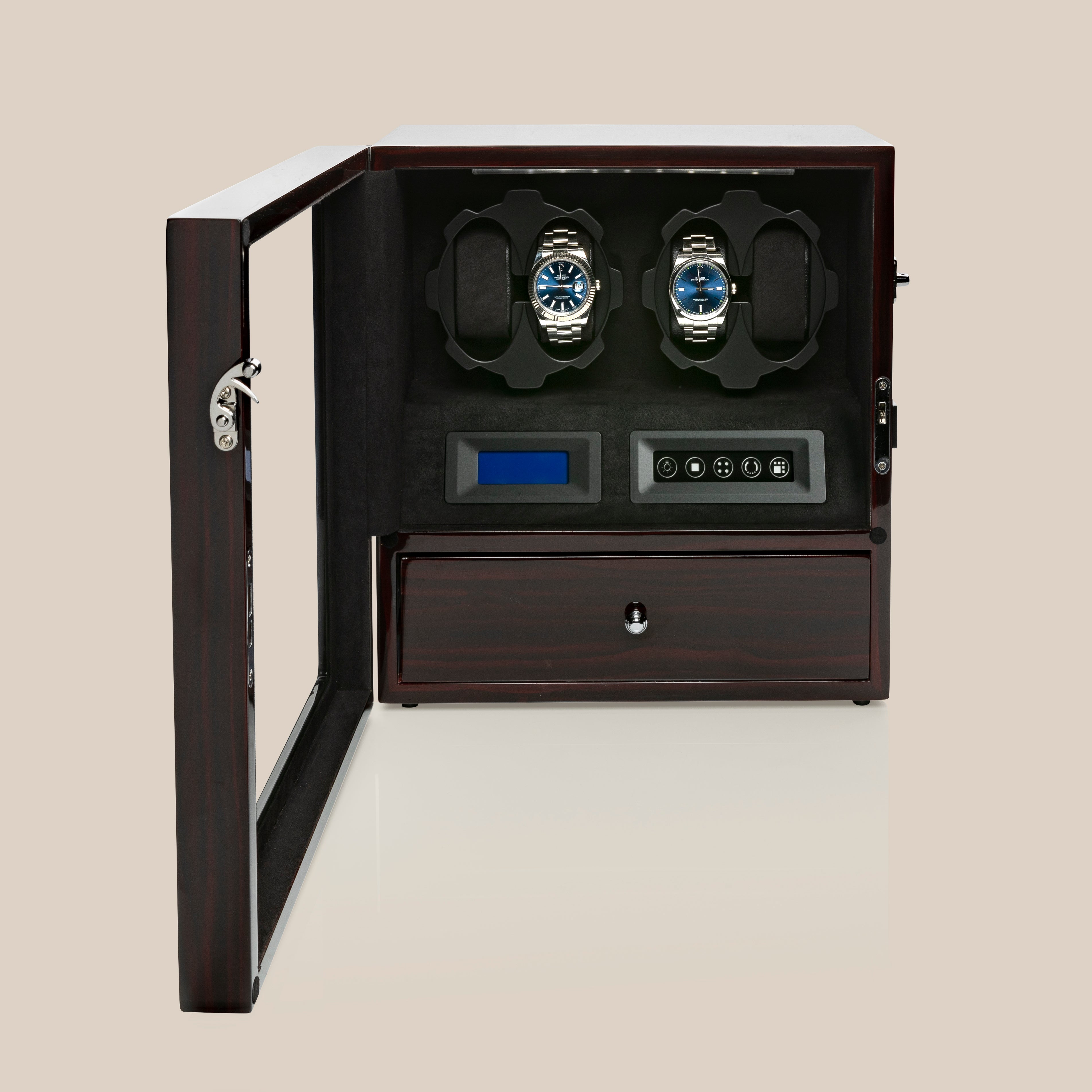 WW70 Watch Winder (Ebony/Black) - 4 Watches