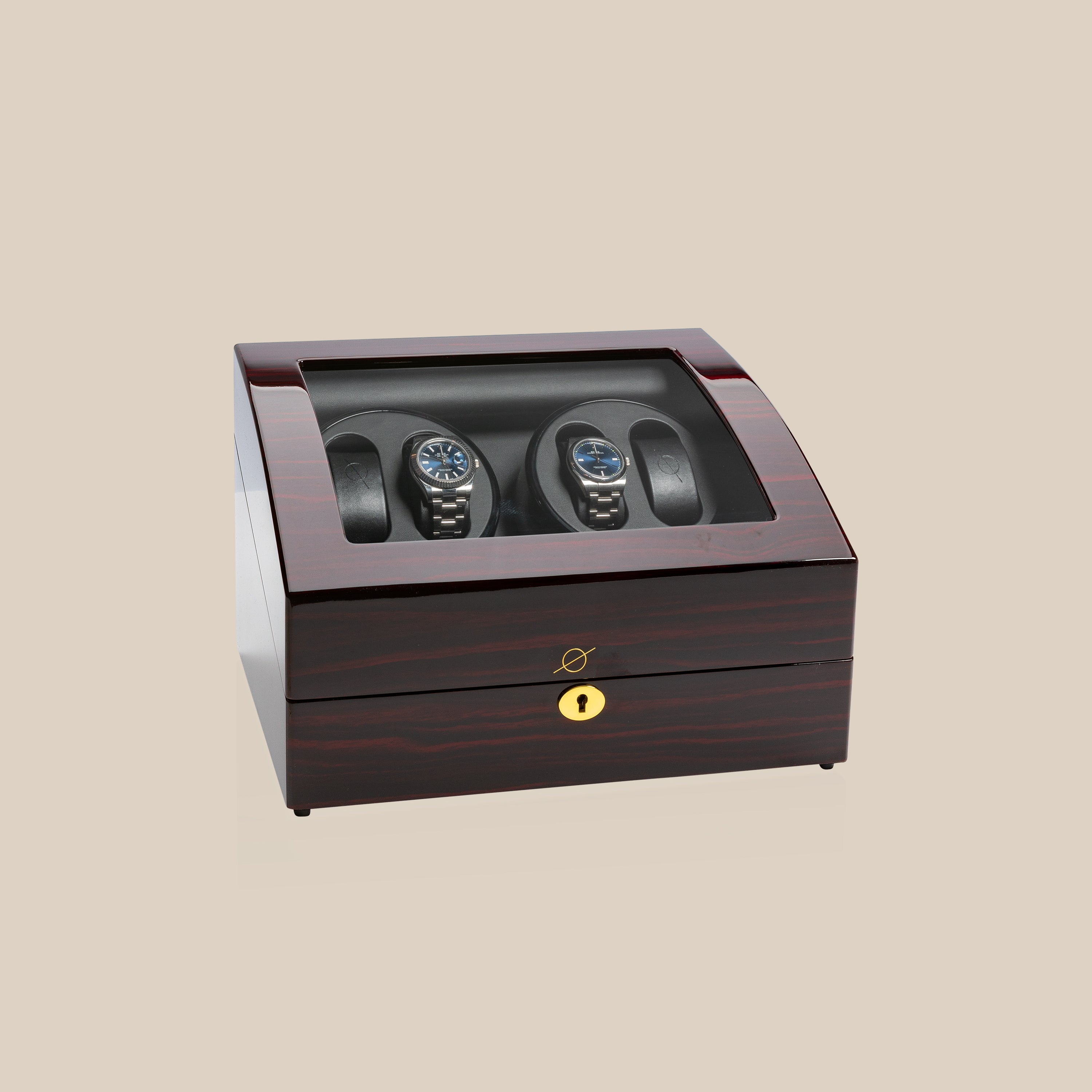 WW87 Watch Winder (Brown/Black) - 4 Watches