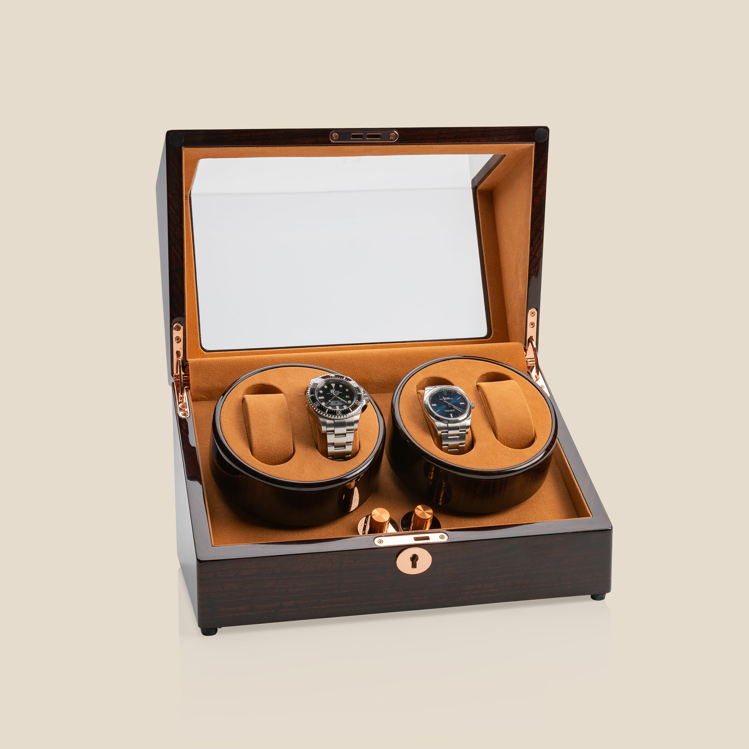 WW16 Watch Winder (Brown/Camel)- 4 Watches as