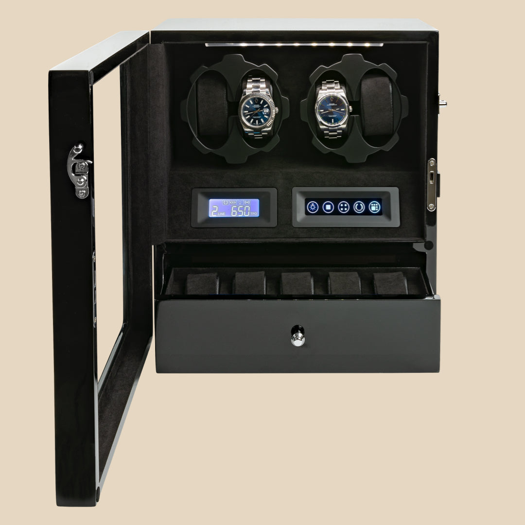 WW70 Watch Winder (Piano Black) - 4 Watches