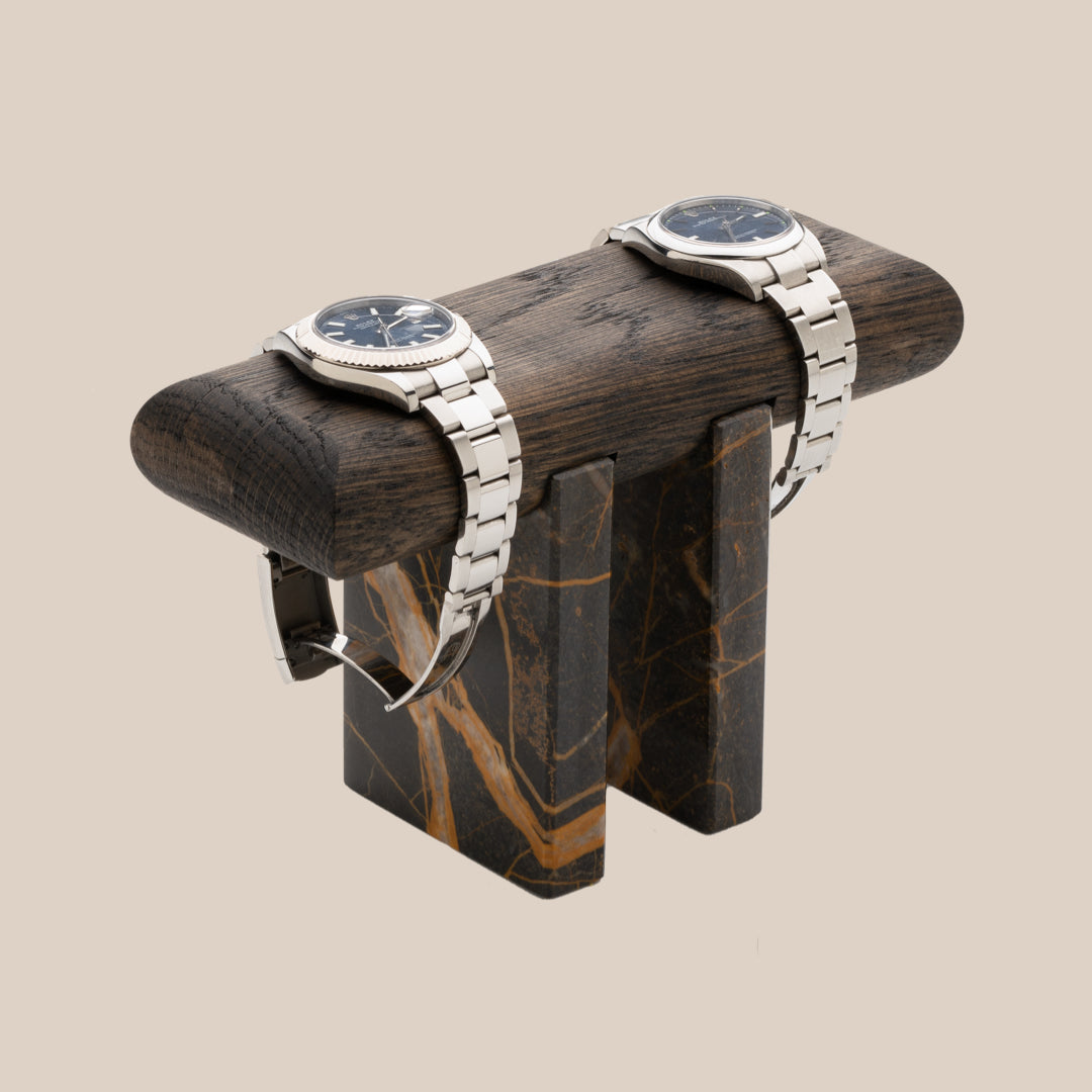 Basel Watch Stand - Gothic / New Port Laurent Marble