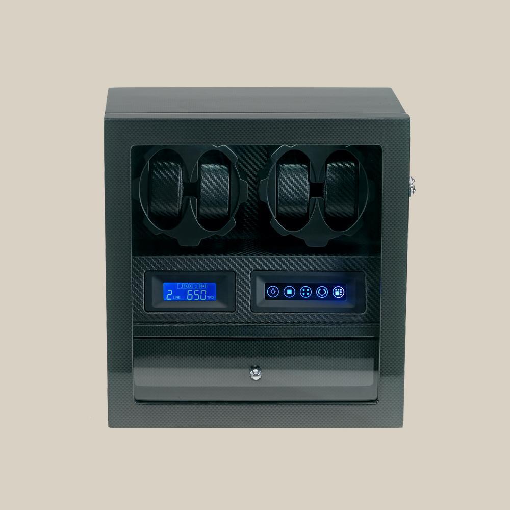 WW70 Watch Winder (Carbon Fibre Look) - 4 Watches